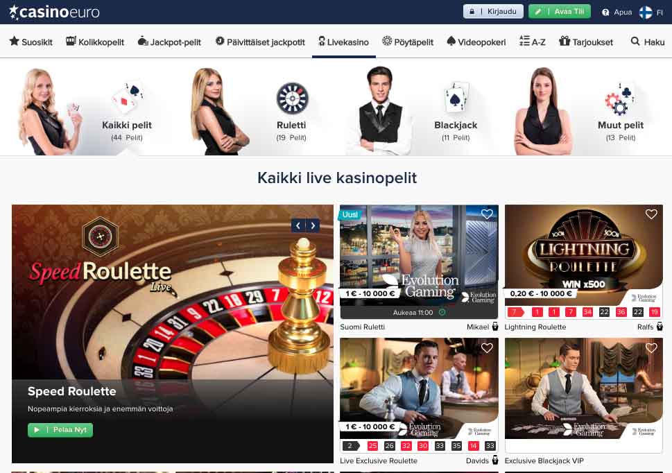 talletukset ja kotiutukset