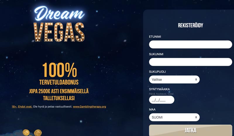 dreamvegas bonus